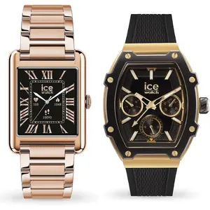 Ice Watch Ice Smart TKS 2.0 (Rose Or) + Ice Boliday Noir/Or OFFERTE !
