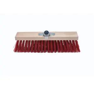 TOPCAR - Balai cantonnier synthétique rouge 40cm douille métal diamètre 28 - 020628 pas cher
