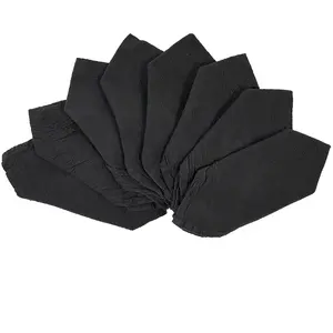 Casa - 8 Serviettes de table Washed Cotton ébène - 45x45 cm OS pas cher