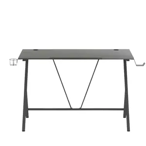 Bureau gamer 120 cm OLE coloris gris pas cher