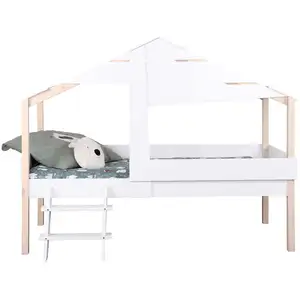 Lit cabane 90x200 cm FOREST pas cher