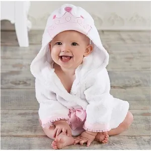 Peignoir Bébé Sortie de Bain Princesse - YONTREE - Rose - Coton - 0 mo...Vendu parcdiscount