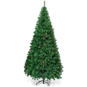COSTWAY Sapin de Noël Artificiel 240cm Aiguilles en PVC Arbre en Epicé... pas cher