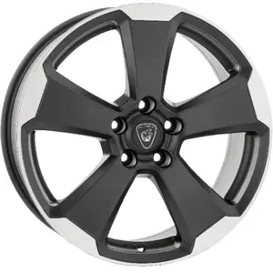 Jante Alu Aluett 87 16 Pouces - 7x16 5x100 Et38 Graphite Face Mate Pol... pas cher