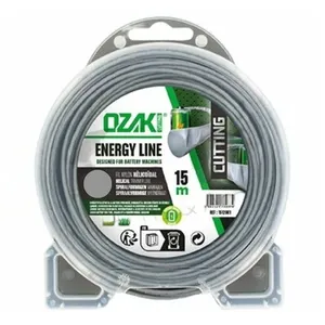 Ozaki - Fil nylon débroussailleuse Energy Line 3 mm 15 mètres pas cher