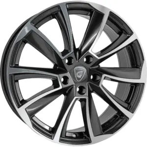 Jante Alu Aluett 89 17 Pouces - 7x17 5x114 Et45 Graphite Face Polie pas cher