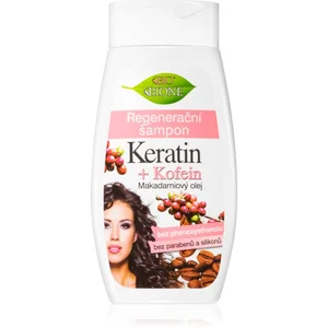 Bione Cosmetics Keratin + Kofein shampoing régénérant 260 ml pas cher