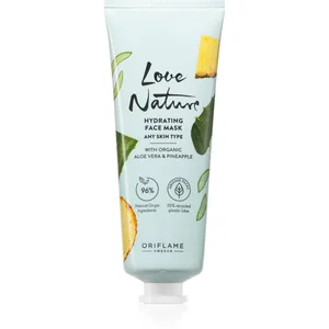 Oriflame Love Nature Organic Aloe Vera & Pineapple masque visage hydra...