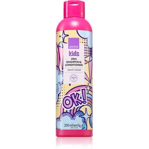 Avon Kids Fruit shampoing et après-shampoing 2 en 1 200 ml pas cher