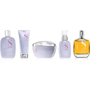 Alfaparf Milano Semi di Lino Smooth Smoothing Kit ensemble pour cheveux indisciplinés et frisottis