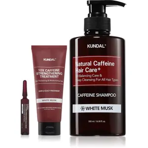KUNDAL Caffeine Strengthening ensemble pour fortifier les cheveux pas cher
