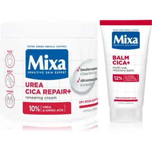 Mixa Cica Repair+ ensemble pour la régénération de la peau pas cher
