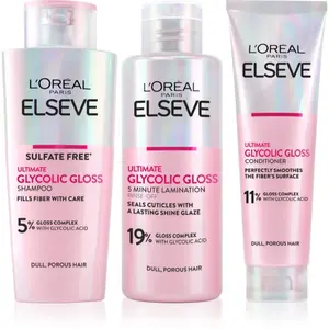 L’Oréal Paris Elseve Glycolic Gloss ensemble pour cheveux pas cher