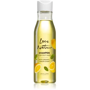 Oriflame Love Nature Organic Lemon & Mint shampoing nettoyant en profo... pas cher