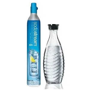 SODASTREAM Pack Cylindre gaz de CO2 + Bouteille 0.6 L Crystal pas cher