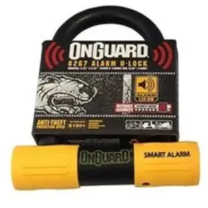 Antivol U alarme Onguard Smart Alarm Noir TU 267044 pas cher