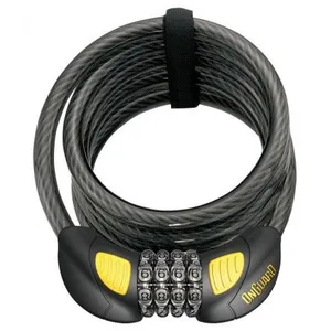 Comparateur de prix : Antivol câble Onguard Combo Doberman Glo-180cmx12mm Noir TU ON8031G