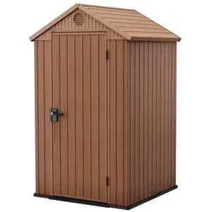 Keter - Abri de jardin en résine darwin 4x4 Bois pas cher