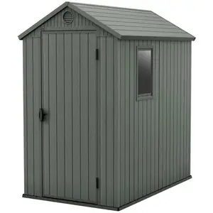 Keter - Abri de jardin en résine darwin 4x6 Vert pas cher