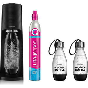 SodaStream Machine TERRA Noire Pack 3 bouteilles (2 Mob noires + 1 Fuse LV)Vendu paramazon