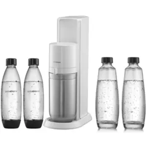 Comparateur de prix : Machine à soda SODASTREAM DUO Blanche Pack 4 bouteilles