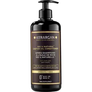 Comparateur de prix : Kerargan Anti-Chute Après-Shampoing à l'Huile de Ricin 500ml