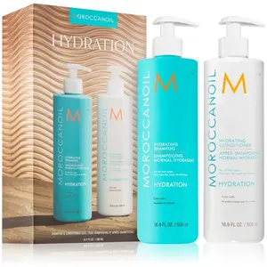 Comparateur de prix : Moroccanoil Duo Shampoing Et Après-Shampoing - Routine cheveux hydratante 