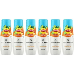 Lot de 6 concentrés lipton ice tea saveur peche zéro sucres sodastream - 440mlVendu paramazon