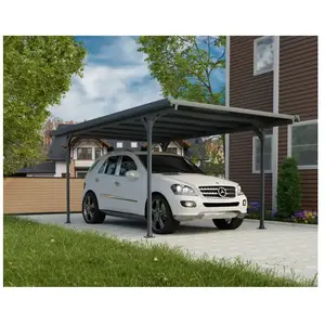 Comparateur de prix : Habitat Et Jardin - Canopia Carport Verona 5.04 x 2.99 m Gris