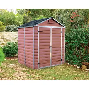 Comparateur de prix : Palram - Canopia Abri de jardin Skylight Pent Ambre