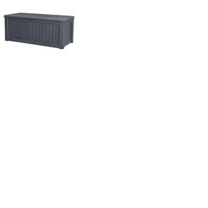 Keter Boîte de rangement de jardin Rockwood 570 L Anthracite pas cher