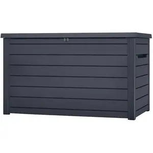 Keter Boîte de rangement de jardin Ontario 870 L Anthracite pas cher