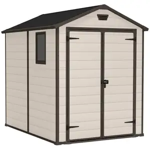 Keter Abri de jardin en résine avec plancher 6x8 Manor DD pas cher