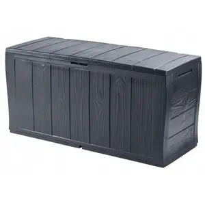 Comparateur de prix : Coffre de jardin Keter Sherwood 270L anthracite placard universel
