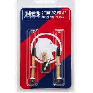 Comparateur de prix : Jeu de 2 valves Presta Joe's Tubeless 48mm