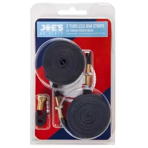 Comparateur de prix : JOES-NO-FLATS Ruban de Conversion 17/19mm avec Valve Presta 32mm - Set de 2 Pièces JOE'S