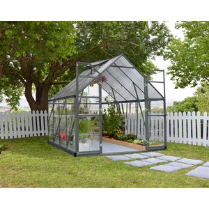 Serre de jardin Balance 6m² Grise Canopia by Palram pas cher