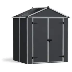 Comparateur de prix : Abri de jardin Rubicon Canopia 152x175 cm Aluminium et Polycarbonate
