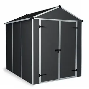 Comparateur de prix : Palram - abri de jardin 4.2m² gris anthracite  706788 - rubicon 706788