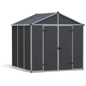Abri de jardin Rubicon Canopia 229x229 cm Aluminium et Polycarbonate pas cher