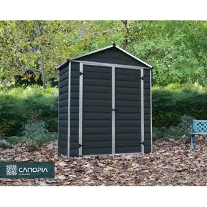 CANOPIA BY PALRAM Abri de jardin Skylight 90.2 x 185.4 cm Gris foncé pas cher