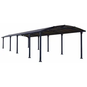Comparateur de prix : Palram   Canopia - Carport Arcadia 3.6x10.7 Gris anthracite