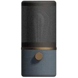 Lampe en métal bleu et noir 11x24cm Jazz - Herstal pas cher