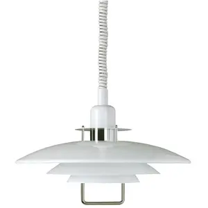 Suspension en métal blanc et chrome Primus II - Belid