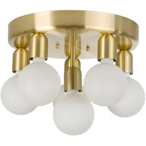 Plafonnier en métal doré 32 cm Regal - Belid