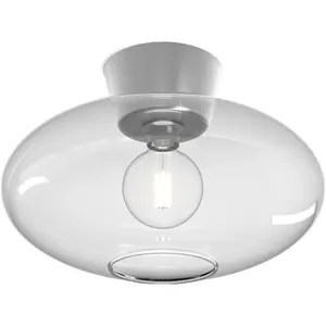 Plafonnier en verre clair Ø38 Bullo XL - Belid