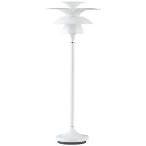 Lampe en métal blanc 46,5 cm Picasso - Belid pas cher