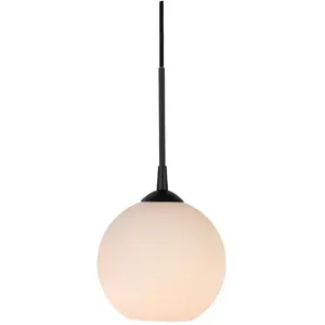 Suspension en verre noir 20 cm Capo - Belid