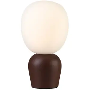 Lampe à poser en verre rouille 35,5 x 18,4 cm Buddy - Belid pas cher
