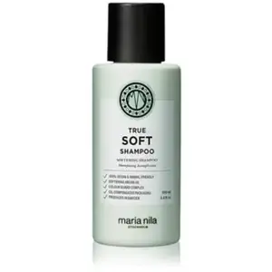 Maria Nila True Soft, Shampoing 100 ml, Pour Cheveux Secs, l’Huile d’Argan Réhydrate et Réduit les Frisottis, 100% Végan & Sans Sulfate/Parabène pas cher